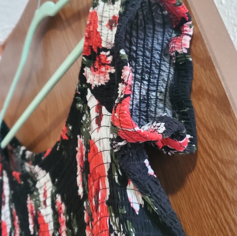 Torrid Floral Off-Shoulder Dress - Picture 5 of 5